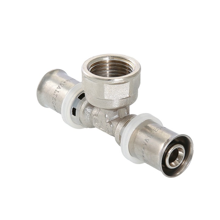 Тройник пресс 16x1/2' ВР