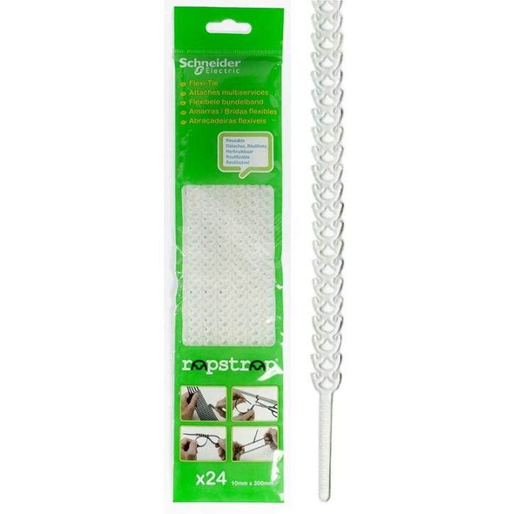Стяжка белая RAPSTRAP (24шт) Стяжка белая RAPSTRAP (24шт)