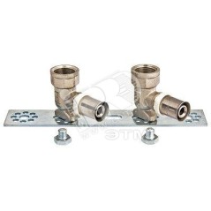 Планка монтажная с водорозетками пресс 16x1/2'