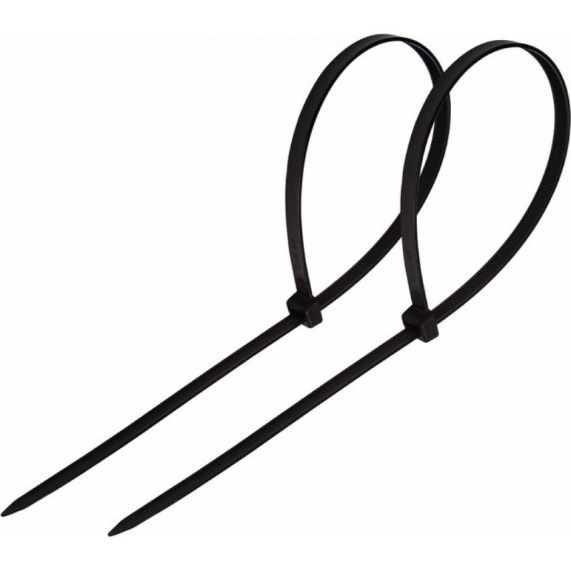 Хомут-стяжка кабельная нейлоновая PROconnect 200x2,5 мм, черная, 100 шт