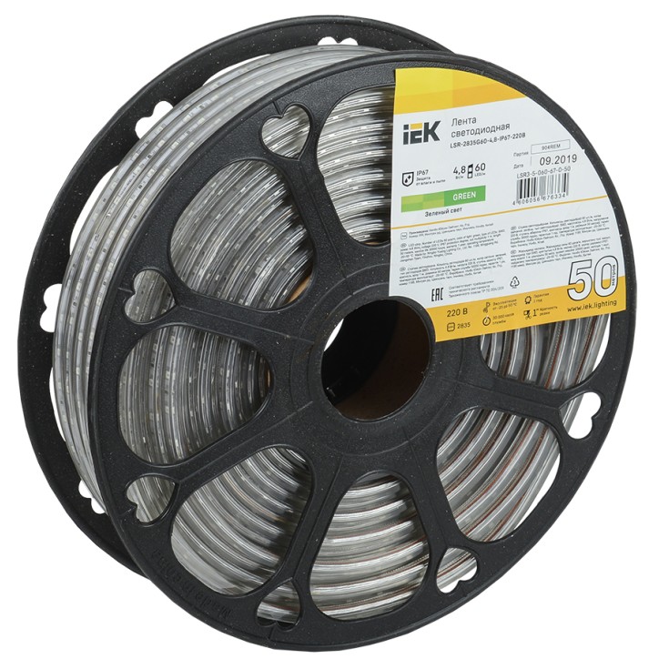 Лента LED 50м LSR-2835G60-4,8-IP67-220В IEK