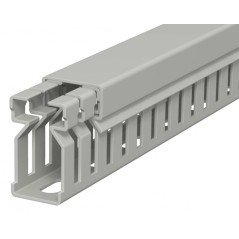 Распределительный кабельный канал LK4 30x15x2000 мм (ПВХ, серый)