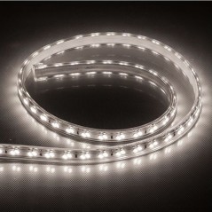 Лента светодиодная,120SMD(5730)/м 11Вт/м 230V IP65 50м, 4000K, LS705 с 1 сетевым шнуром, 2 заглушками, 2 коннекторами в комплект