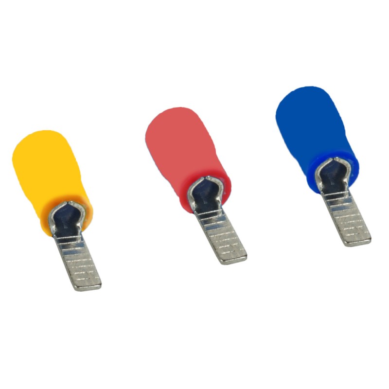 Наконечник штыревой плоский НШпИ OptiKit T-Shp-PVC-0,5-1,5 (100шт)