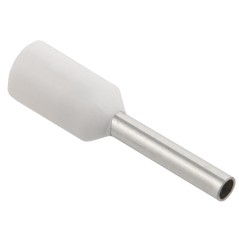 Наконечник кабельный НШвИ 0.75-8 белый Е7508 (100шт)