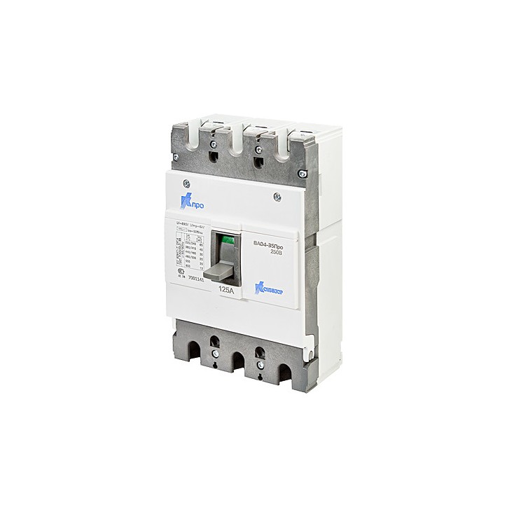 Выключатель автоматический ВА04-35 Про 3p 125А Icu-18kA (250C)