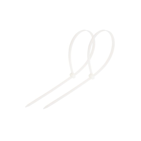 Хомут-стяжка кабельная нейлоновая PROconnect 200x2,5 мм, белая, 100 шт