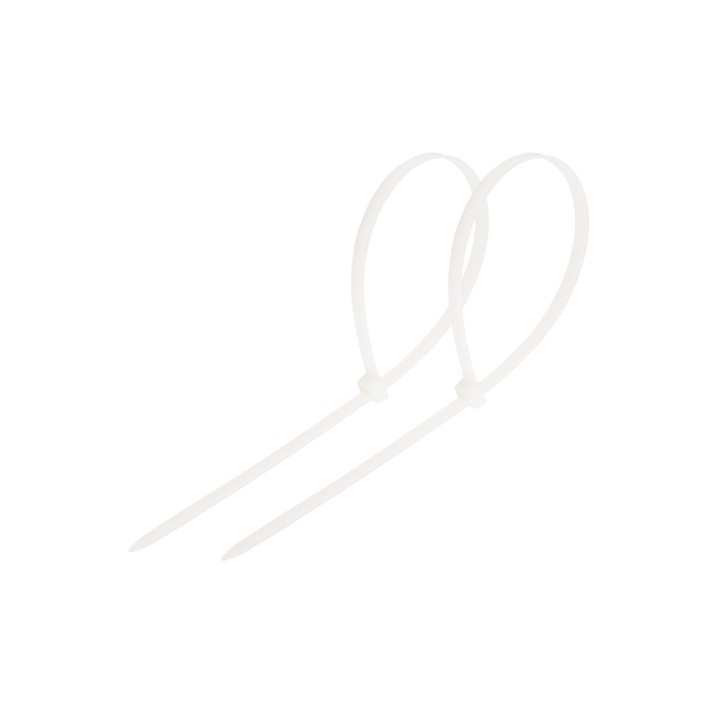 Хомут-стяжка кабельная нейлоновая PROconnect 200x2,5 мм, белая, 100 шт Хомут-стяжка кабельная нейлоновая PROconnect 200x2,5 мм, белая, 100 шт