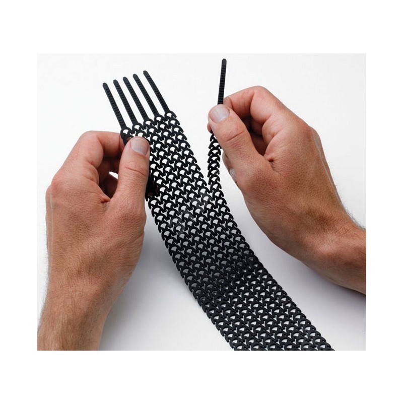 Стяжка черная RAPSTRAP (24шт)