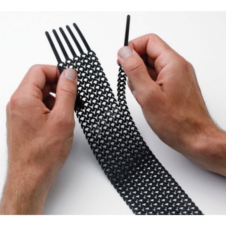 Стяжка черная RAPSTRAP (24шт)
