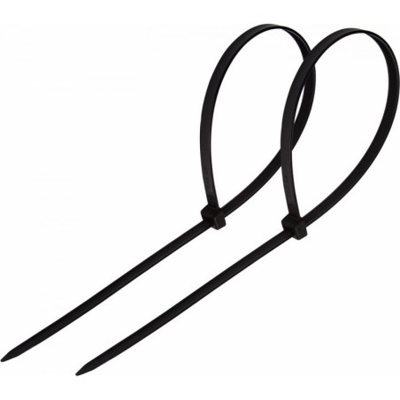 Хомут-стяжка кабельная нейлоновая PROconnect 400x4,8 мм, черная, 100 шт