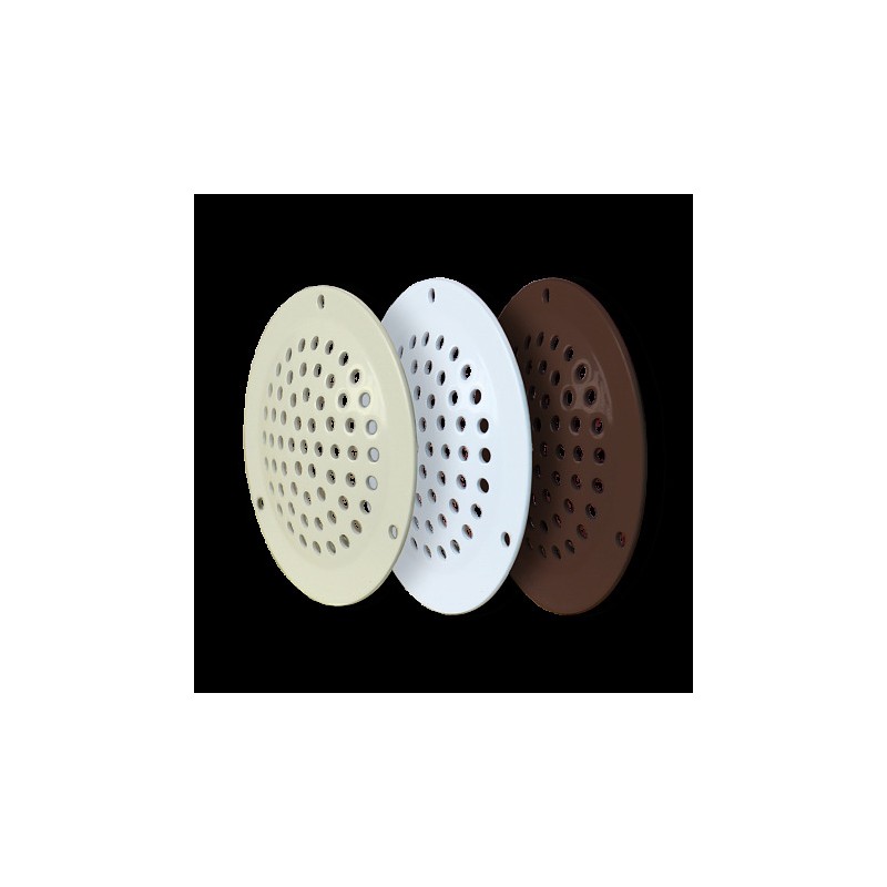 Решетка вентиляционная из окрашенной оцинкованной стали D50, комплект из 4 шт