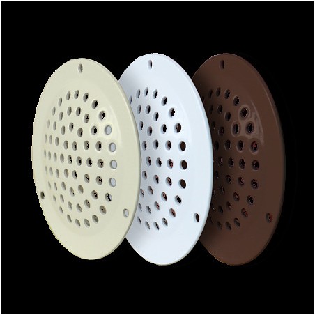 Решетка вентиляционная из окрашенной оцинкованной стали D50, комплект из 4 шт