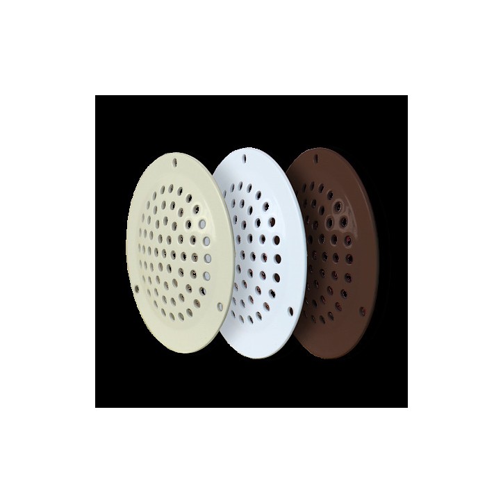 Решетка вентиляционная из окрашенной оцинкованной стали D50, комплект из 4 шт