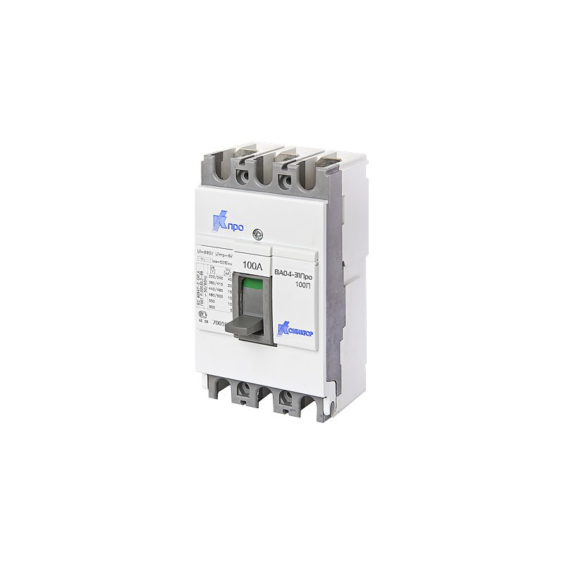 Выключатель автоматический ВА04-31 Про 3p 63А Icu-10kA (100C)