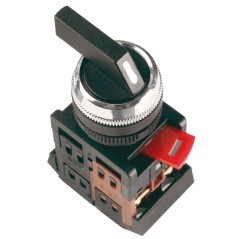 Переключатель ALC-22 с фиксацией 2 позиции I-0 черная длинная ручка