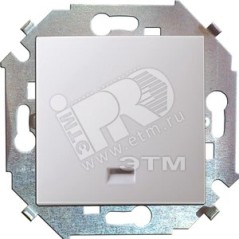 Кнопка клавишная с подсветкой, 16А, 250В, винтовой зажим, белый