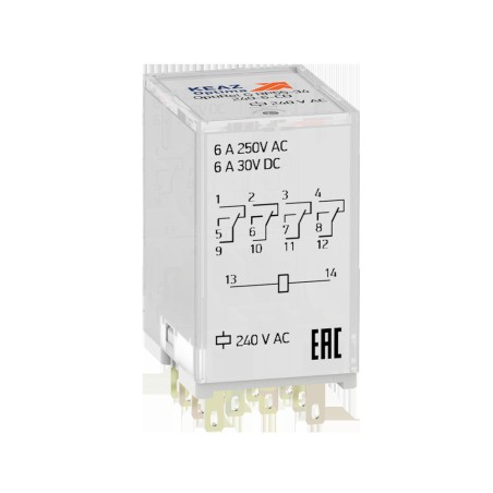 Реле промежуточное OptiRel G RP55-34-240-6-CO/TIL