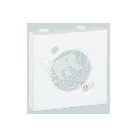 Плата для разъёма типа XLR, 45х45мм, графит