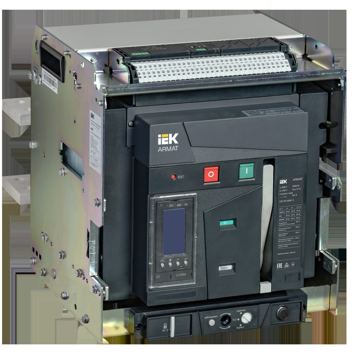 Выключатель автоматический воздушный ARMAT выдвижного исполнения 3P типоразмер D 85кА 2500А расцепит