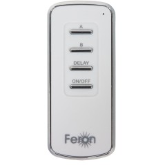Выключатель бытовой 2-канальный 230В 1000Вт 30м с пультом управления Feron