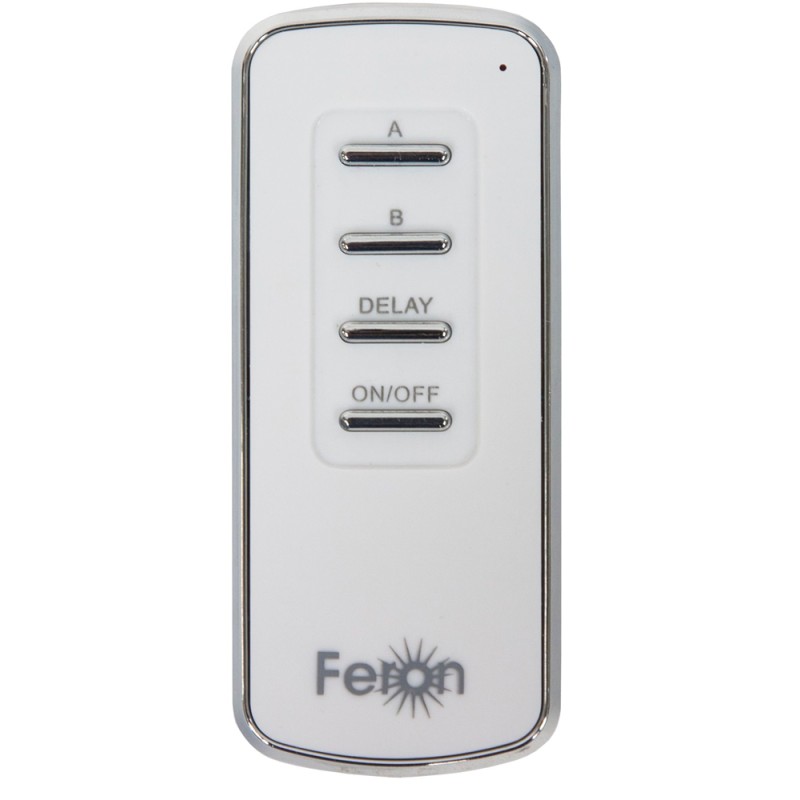 Выключатель бытовой 2-канальный 230В 1000Вт 30м с пультом управления Feron