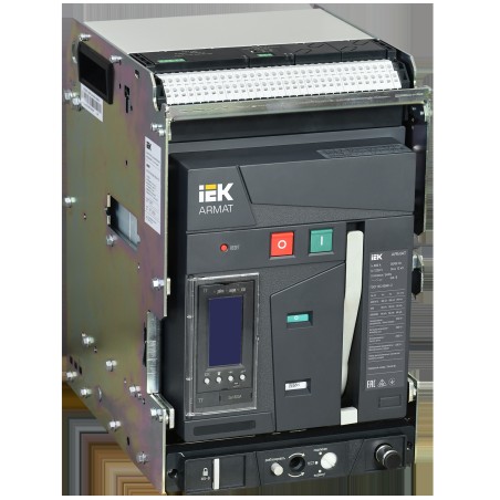 Выключатель автоматический воздушный ARMAT выдвижного исполнения 3P типоразмер A 66кА 800А расцепите