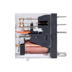 Реле миниатюрное промышленное, 2CO, ком. ток 8А, AgSnO2, напряжение 230V AC, опция: светодиод