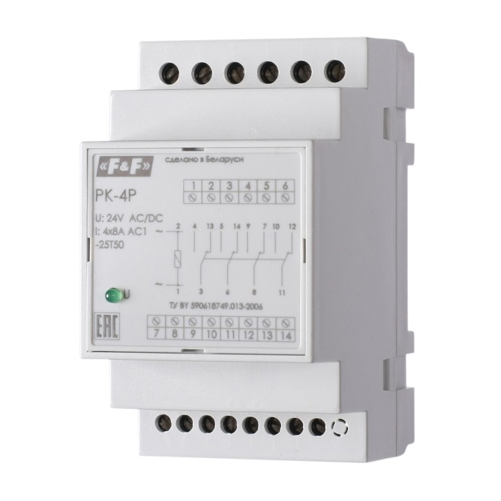 Реле электромагнитное PK-4P 220 Реле электромагнитное PK-4P 220