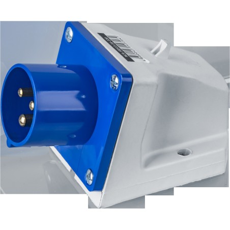 Вилка Navigator 14 318 NCA-SR513-16-220 стационарная 16А 2P+PE IP44