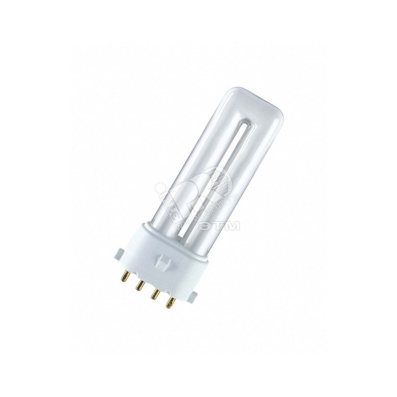 Лампа энергосберегающая КЛЛ 11Вт Dulux S/Е 11/840 4p 2G7 Osram