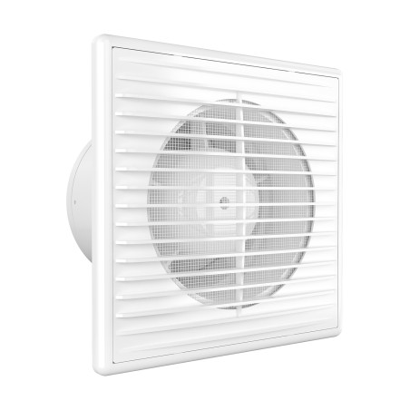 Вентилятор осевой вытяжной c антимоскитной сеткой и обратным клапаном D100