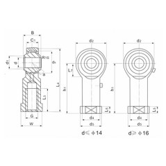 Шарнирный наконечник PHS12ECL TECHNIX