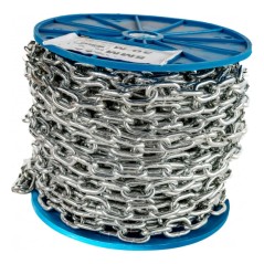 Цепь DIN766 6мм короткозвенная оцинкованная (18м)
