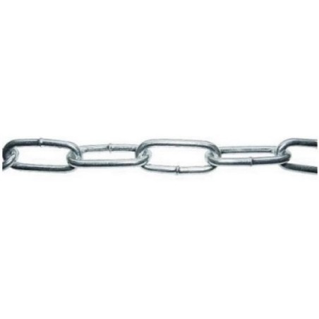 Цепь DIN766 3мм короткозвенная оцинкованная (5м)