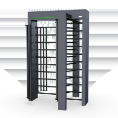 Турникет полноростовой моторизованный из окрашенной стали Quick Line QL-10-М, светодиодная индикация прохода, пульт управления в