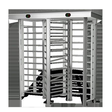 Турникет полноростовой сдвоенный из нержавеющей стали Praktika Т-10-Н Double Pass, пульт управления в комплекте