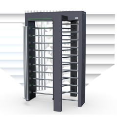 Турникет полноростовой моторизованный из окрашенной стали, ротор из нержавеющей стали Quick Line QL-10-GМ гибрид, светодиодная и