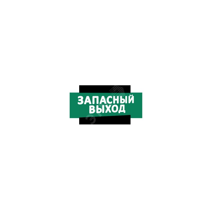 Надпись ЗАПАСН ВЫХОД к Табло Топаз