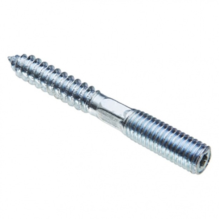 Шпилька сантехническая М8х120 покрытие цинк Шпилька сантехническая М8х120 покрытие цинк