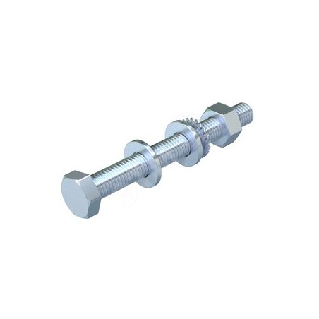 Комплект болт+шайба+гайка m10x25