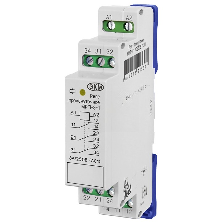 Промежуточное реле МРП-3М ACDC12B УХЛ