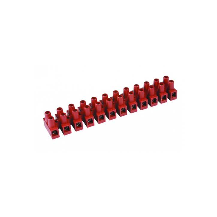 Клеммник 12П 150 градусов 450V 32A 4мм.кв фибергласс