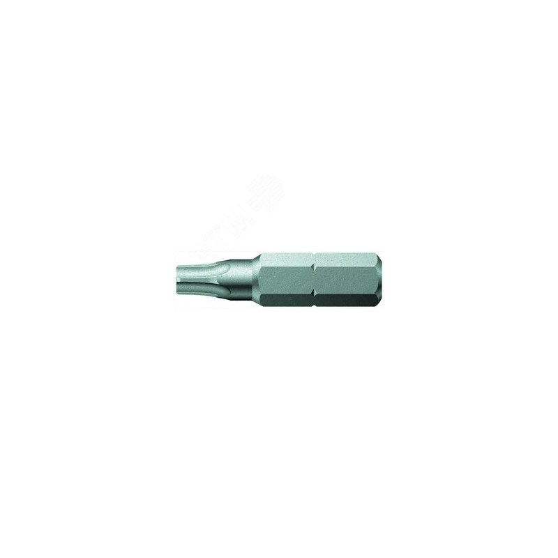 Бита 867/1 Z TORX BO с отверстием под штифт вязкая твердость хвостовик 1/4 C 6.3 TX 9X25 мм