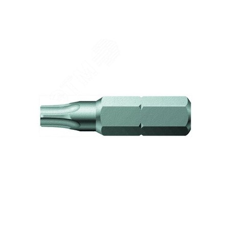 Бита 867/1 Z TORX BO с отверстием под штифт вязкая твердость хвостовик 1/4 C 6.3 TX 9X25 мм