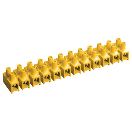 Зажим винтовой 12х16 ЗВИ-60 не поддерживает горение желтый