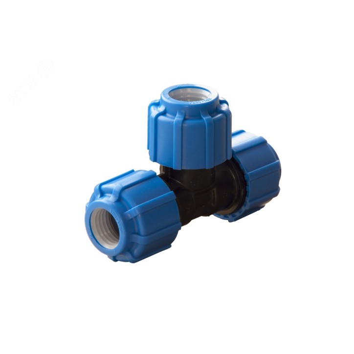 Тройник ПНД компрессионный 40 Тройник ПНД компрессионный 40