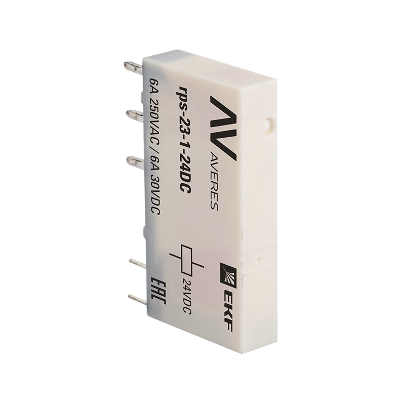 Реле РП slim 23/1 6A 24В DC AVERES
