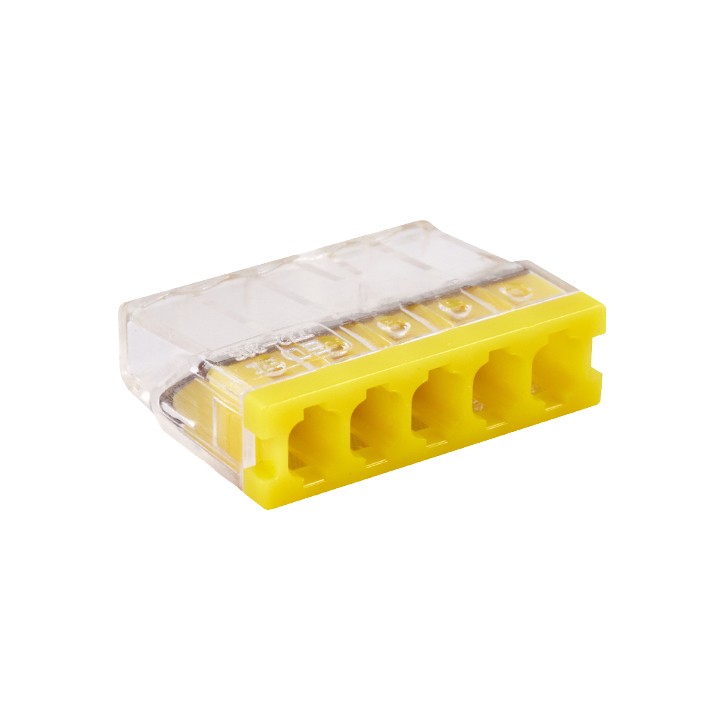 Клемма соединительная 5-контактная Elеctrodeel ED 772-205, сечение 0,5-2,5 мм2, 24А/450В (упаковка 1