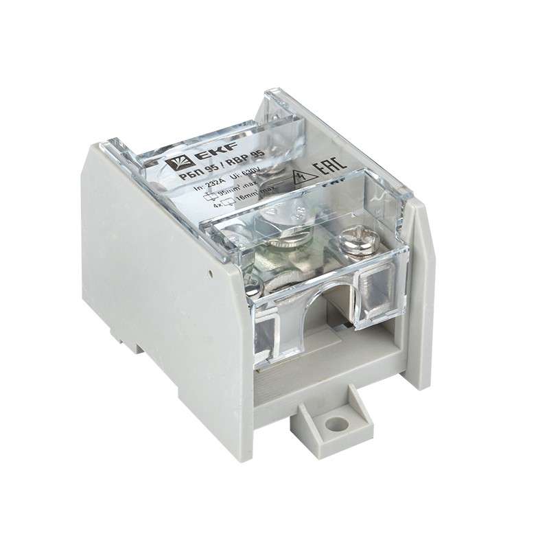 Блок распределительный проходной РБП 95 (1х95 - 4х16мм2) 232/100 А PROxima